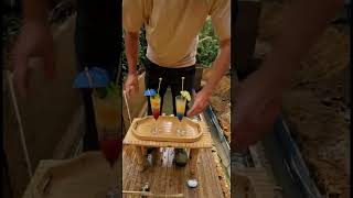 He Built a Hidden Jungle Pool House by Hand… Then Jumped In #satisfying #beforeandafter #diy #asmr