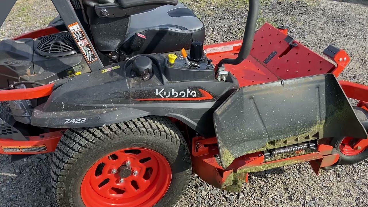 1 month, 10 hour review (Kubota Z422 Commercial Zero Turn 54” Cut ...