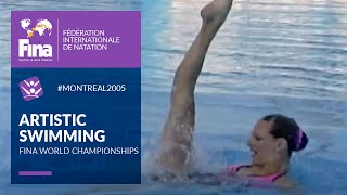 Virginie Dedieu's Solo Routine Gold Medal | Montreal 2005 | FINA World Championships