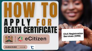 🕊️ How to Apply for a Death Certificate in Nairobi County 2026 ✅ | eCitizen Step-by-Step Guide