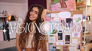 MAKING MY 2023 VISION BOARD ✦🧚🏼Goal Setting \/ Planning For The New Year + Fun Craft Day Vlog