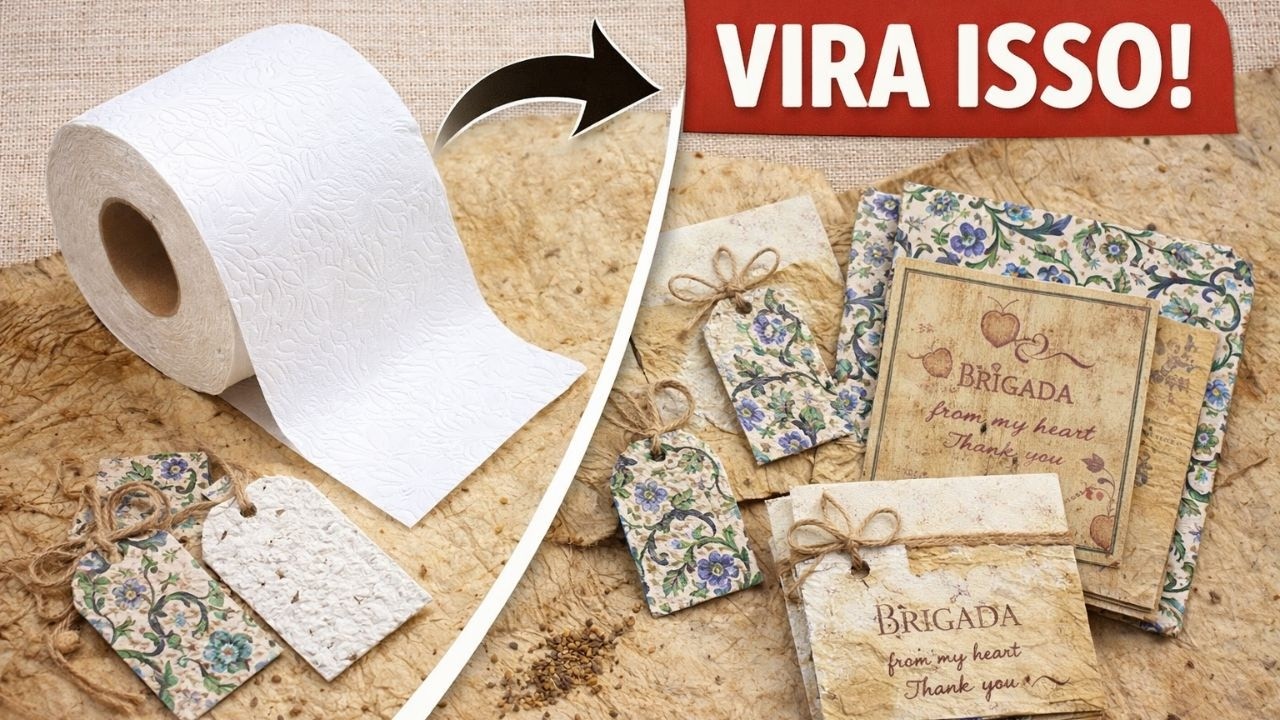 Я превратила туалетную бумагу в роскошную бумагу ручной работы 😱
