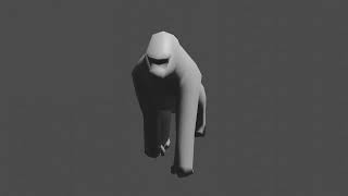 Gorilla walk animation reference