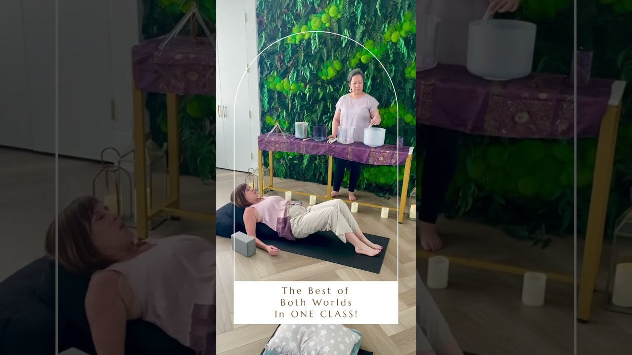 Restorative Yoga & Sound Bath Combo Class 
