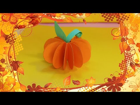 💙💛 Об'ємний гарбуз 🤗 Аплікація🥰 своїми руками DIY applique pumpkin