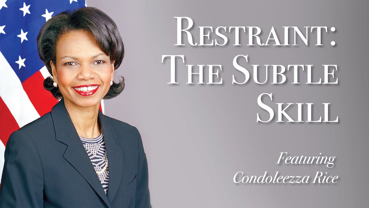 Transformation YOU | Restraint: The Subtle Skill Ft. Nido Qubein and Condoleezza Rice