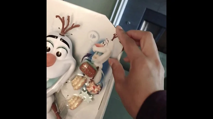 Olaf toy unboxing with mila