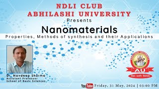 Nanomaterials: Properties, Methods of synthesis and their Applications