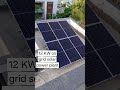 12KW on-grid solar plant ☀️ For enquiries: +91 9663270745 #SolarEnergy #OnGridSolar #12KW