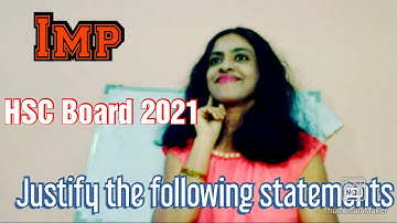 OCM Important Justify the following Statements 2021|HSC Board Exam 2021|OCM|12th|Question Bank