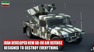 Iran Developed Ad-08 New Short-Range Air Defense Designed To Destroy Drones, Missiles, Helicopters