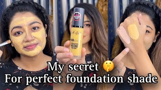 Secret of my PERFECT FOUNDATION SHADE 🤫 LA.Girl Cosmetics Foundation mixing pigment Review - Linda