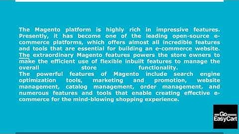 Benefits of Using Magento Features