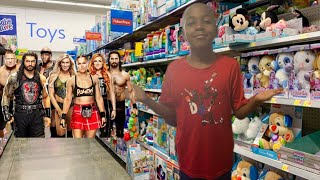 Part 1 of looking at WWE toys at different kinds of stores