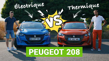 Comment fonctionne la 208 électrique ?