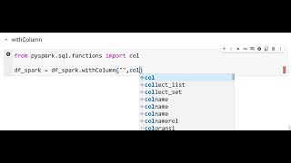 Pyspark - withColumn