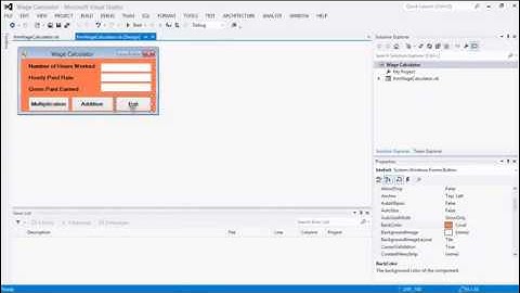 CMP104 4th Video:  startposition, windowstate, backcolor...