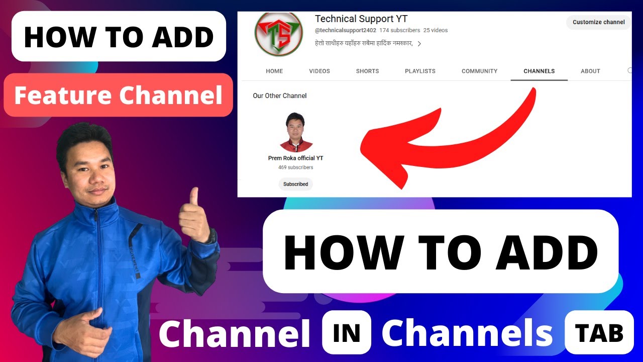 How to add Feature Channels on Youtube | In4Tech Nepal | Features ...