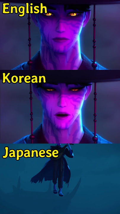 KPOP DEMON HUNTERS in different languages Part 2 | English/ Korean/Japanese #kpopdemonhunters #kpop