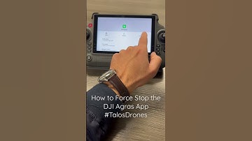How to Force Stop the DJI Agras App #agrast40 #dji