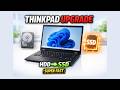 Lenovo ThinkPad HDD to SSD Upgrade | Make Your Laptop 10X Faster (Step-by-Step Guide)