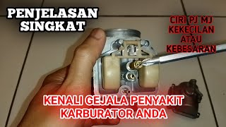 Ciri-Ciri Pilotjet Dan Mainjet Kekecilan Atau Kebesaran