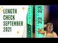Length Check | September 2021 One Month In   Growth Challenge