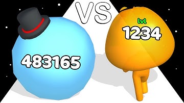 Big Head Run VS Slime Head Run: ASMR Satisfying Gameplay ❌ Max Level!