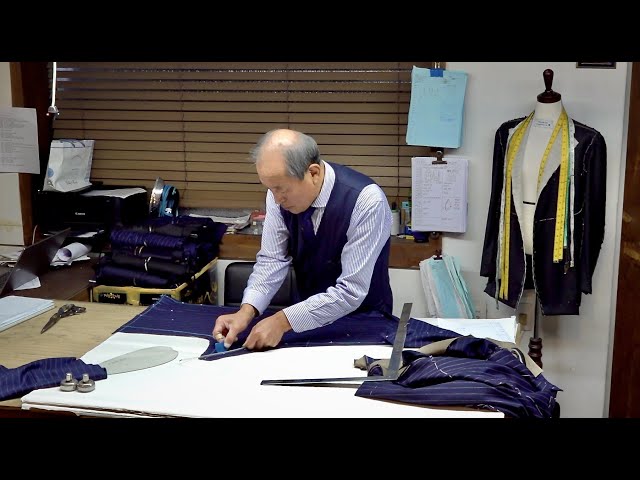 Process of Making Bespoke Suit by Korean Skilful Tailor class=