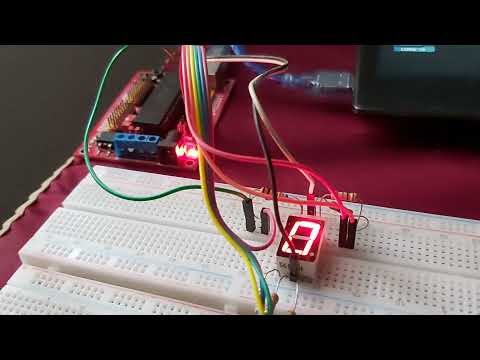 Seven Segment PIC16F877A-Proton Compiler