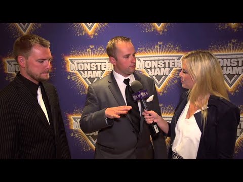 Monster Jam World Finals XV - Grave Digger the Legend & Adam Anderson on the Red Carpet