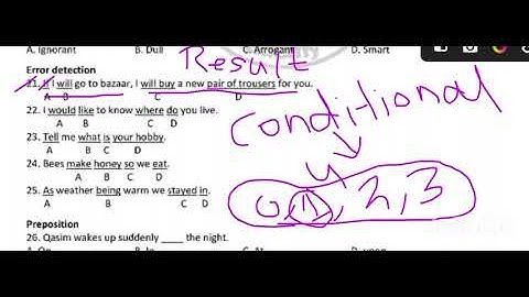 Past paper| Error detection| Intermediate category| English| BPS 5 to 15 jobs 