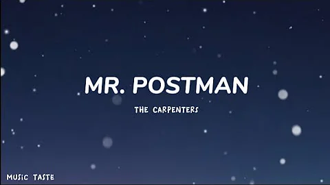 Mr. Postman - The Carpenters (lyrics video)