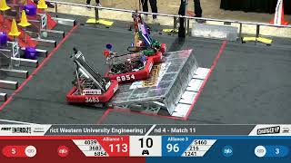 Playoff Match 11 (Round 4) - 2023 ONT District Western University Engineering Event