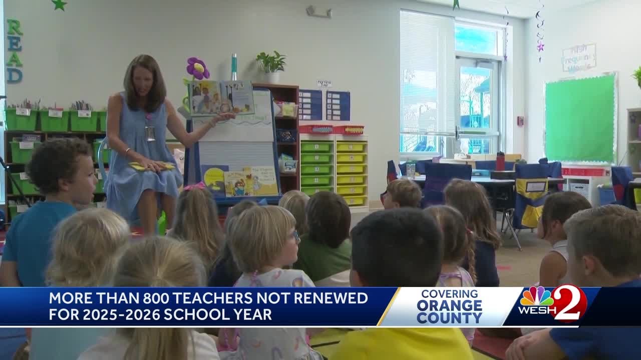 800+ teachers not renewed, Orange County Public Schools project ...
