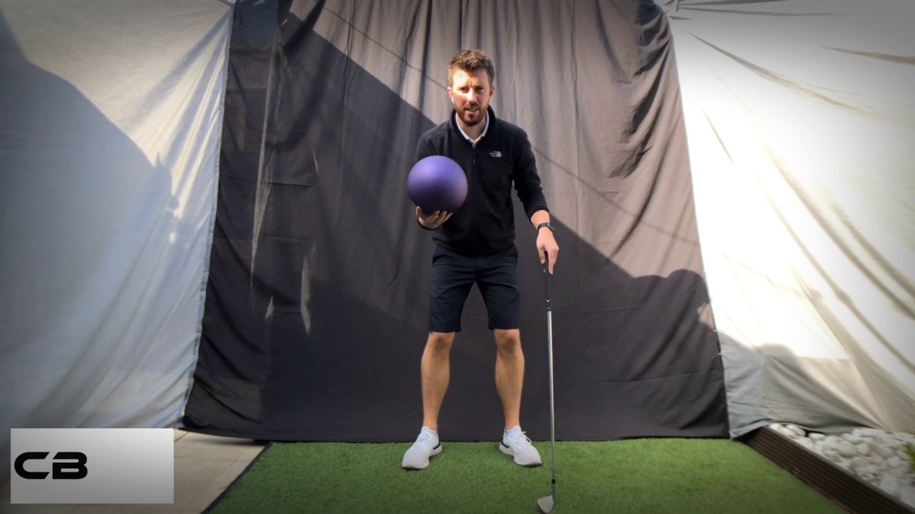Pelvic rotation Drill Roll the ball against the wall - YouTube