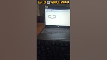 Laptop 💻 symbol in word tutorial magic tricks key in Microsoft word #reels #msword #viral #magic