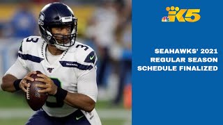 Seahawks announce 2021 regular season schedule