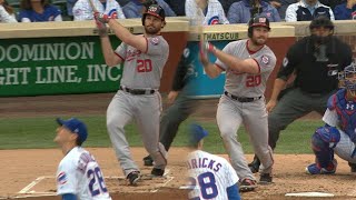 WSH@CHC: Murphy clubs two home runs against the Cubs