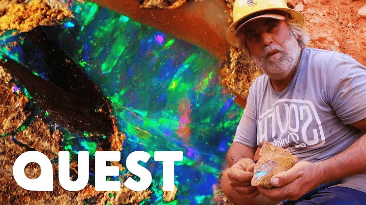 Opal Miners Find $8000 Worth Of Crystal Boulder Op...