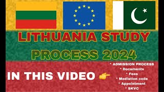 STUDY IN LITHUANIA 2024 || FULL STUDY PROCESS || LITHUANIA STUDY VISA 2024 || Chaudhry Abdullah