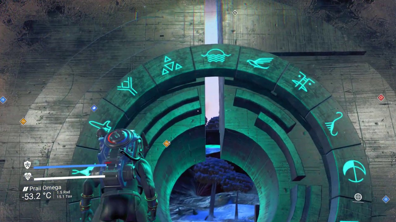 No Mans Sky - Charge the glyphs to enable the portal - YouTube