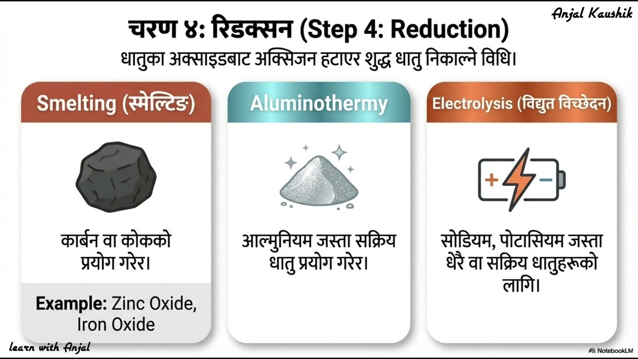धातुविज्ञान(metallurgy class 10)