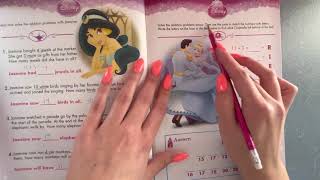Disney Princess Math Asmr Addition Puzzles With Whispering And Tapping
