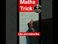 #mathstricks #maths shorts#jyoti future academy 📚