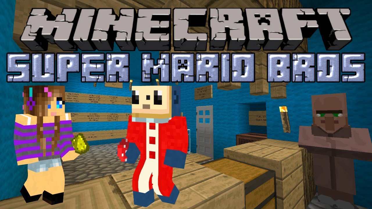 [Minecraft] Прохождение карты "Super Mario Bros" YouTube