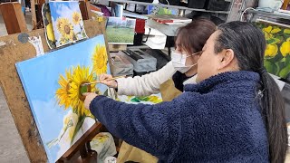[야외로Art]해바라기 그림교육how to draw a sunflower
