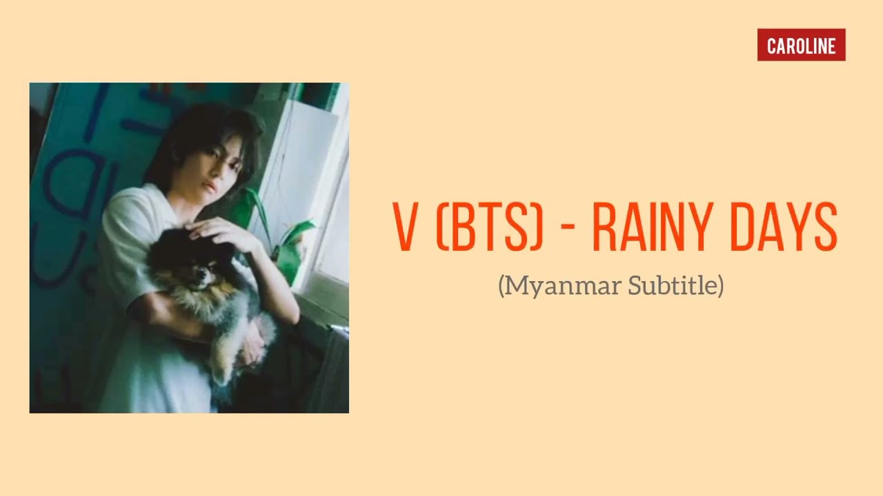 5+ Details In BTS V's Rainy Days Music Video That You Might Not