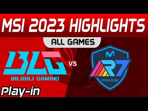 BLG vs R7 Highlights ALL GAMES Day 2 MSI 2023 Play IN Bilibili Gaming vs Movistar R7 by Onivia