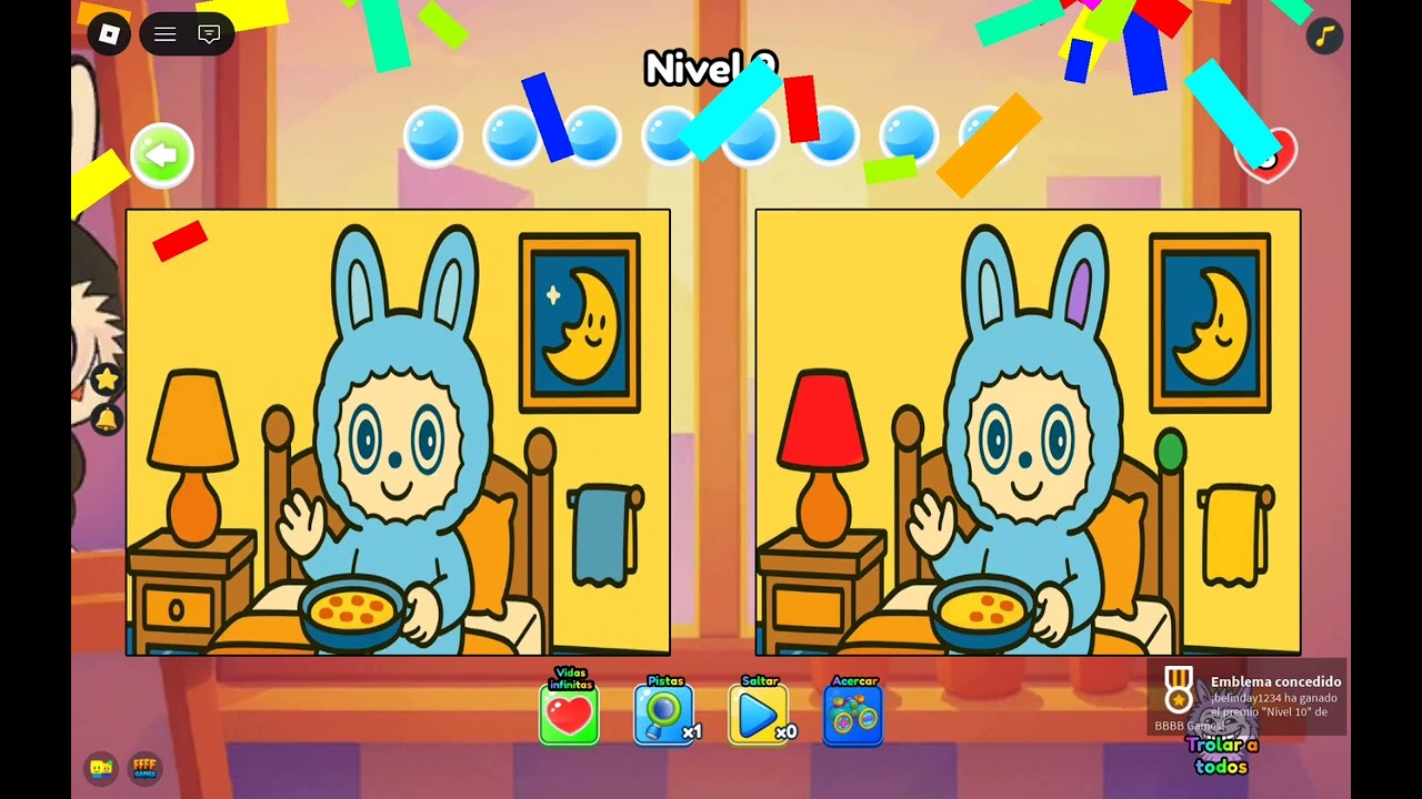 Encuentra la diferencia de labubu